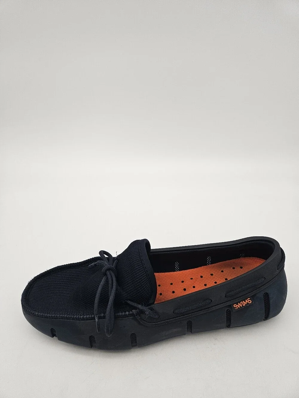 SWIMS Braided Lace Loafer Water Boat Shoes Mens 10 Navy Blue Preppy 21284-578